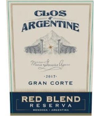 Clos de Argentine Gran Corte Reserva Red Blend 2017 Argentina