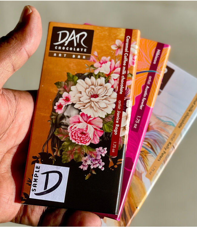 Dar Chocolate Art Bar 55% Spicy Serrano Dark Milk