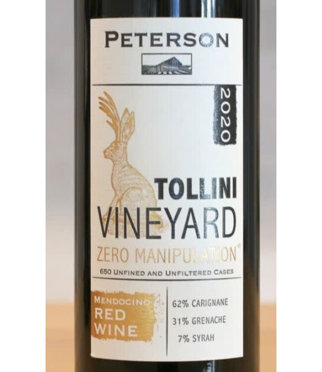 Peterson "Zero Manipulation" Tollini Vineyard Rhône Blend 2020 Mendocino