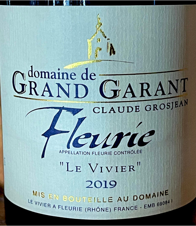 Domaine de Grand Garant 'Le Vivier' Fleurie 2019 Beaujolais - France