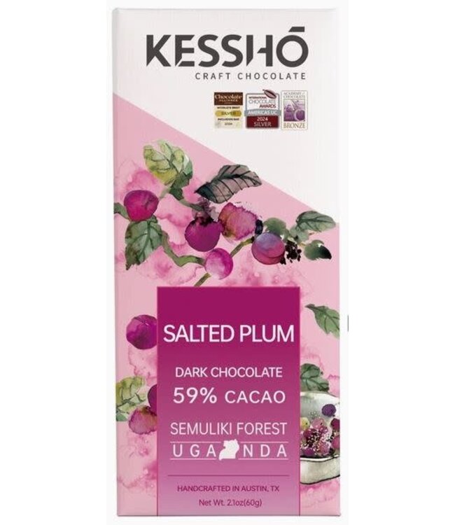 Kesshō Salted Plum 59% Cacao Semuliki Forest - Uganda