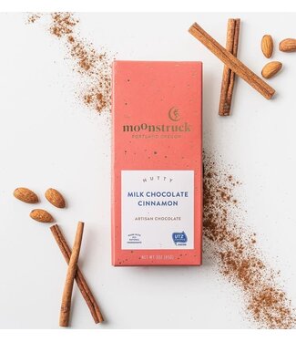 Moonstruck Nutty Milk Chocolate & Cinnamon Bar Portland - Oregon