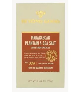 Beyond Good Plantain & Sea Salt 72% Cacao Single Origin Madagascar