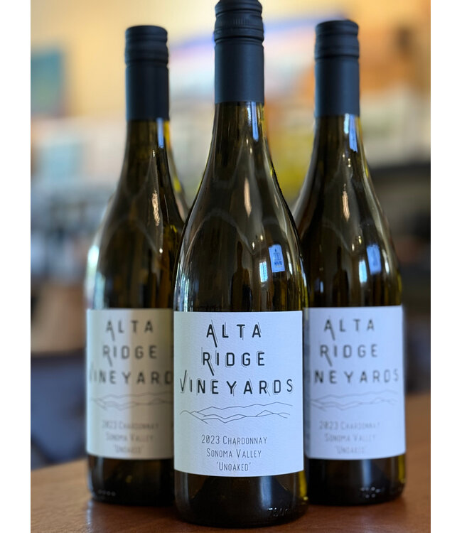 Alta Ridge Vineyards Chardonnay "Unoaked" 2023 Sonoma Valley