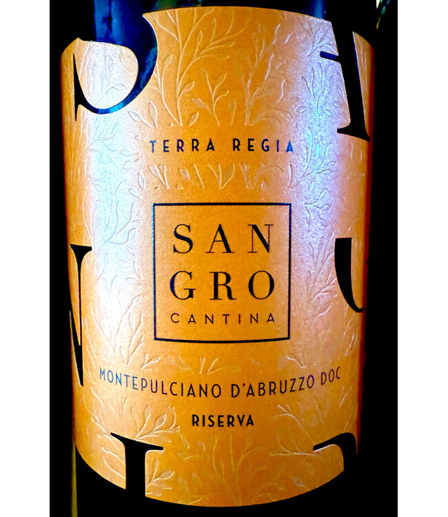 Cantina Sangro Riserva 2019 Montepulciano d'Abruzzo - Italy
