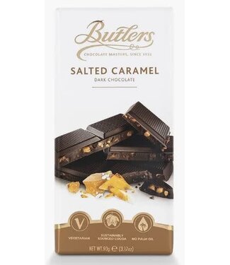 Butler's Chocolate Salted Caramel 58% Dark Bar Dublin - Ireland