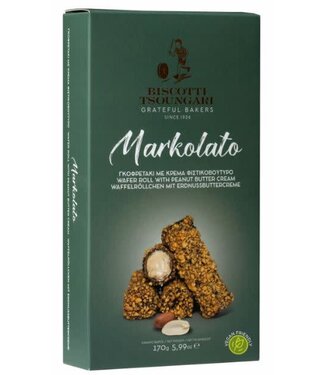 Markolato Biscotti Tsoungari Caramelized Peanuts Thermi Thessaloniki - Greece