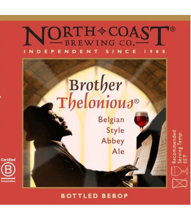North Coast Brewing Co. "Brother Thelonious" Belgian Style Abbey Ale