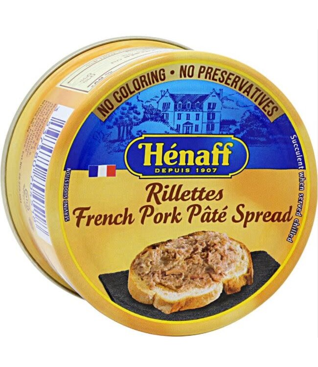 Jean Hénaff French Pork Pâté Spread 4.5 oz Finistère - France