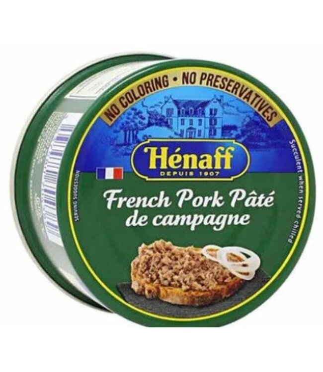 Jean Hénaff French Pork Pâté de Campagne  4.5 oz  Finistère - France