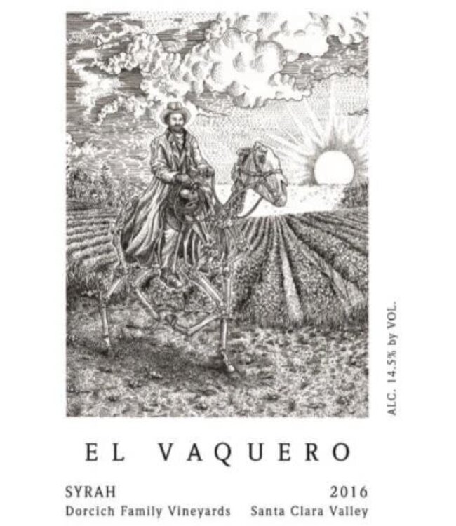 El Vaquero Syrah Dorcich Vineyard 2021 Santa Clara