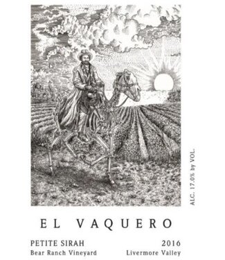 El Vaquero Petite Sirah Sandy Lane Vineyard 2020 Contra Costa County