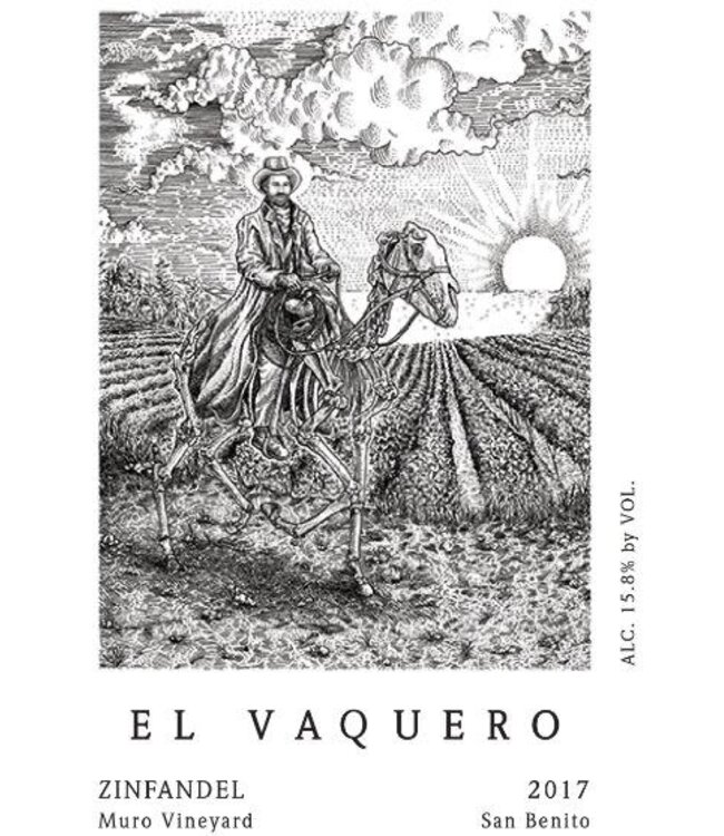 El Vaquero Zinfandel 'Muro Vineyard'  2019 San Benito