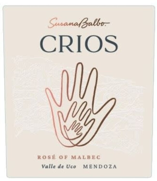 Susana Balbo. "Crios" Rosé of Malbec 2024 Argentina