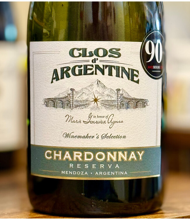 Clos d'Argentine Chardonnay Reserva 2020 Mendoza - Argentina
