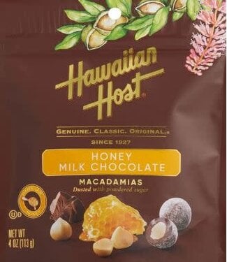 Hawaiian Host Honey Milk Chocolate Macadamias Honolulu