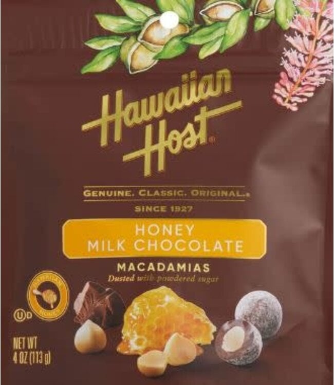 Hawaiian Host Honey Milk Chocolate Macadamias Honolulu