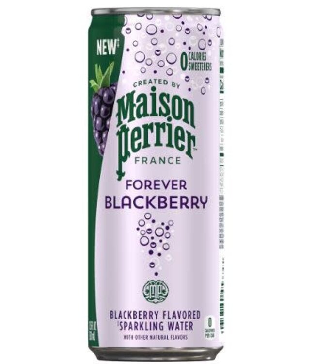 Maison Perrier "Forever Blackberry" Sparkling Water 330ml Can France
