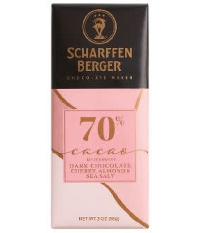 Scharffen Berger Dark Cherry-Almond-Sea Salt 70% Cacao Oregon