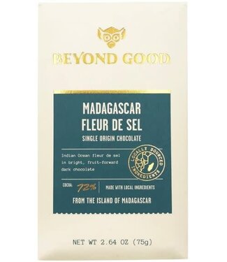 Beyond Good Fleur de Sel 72% Dark Cacao Madagascar