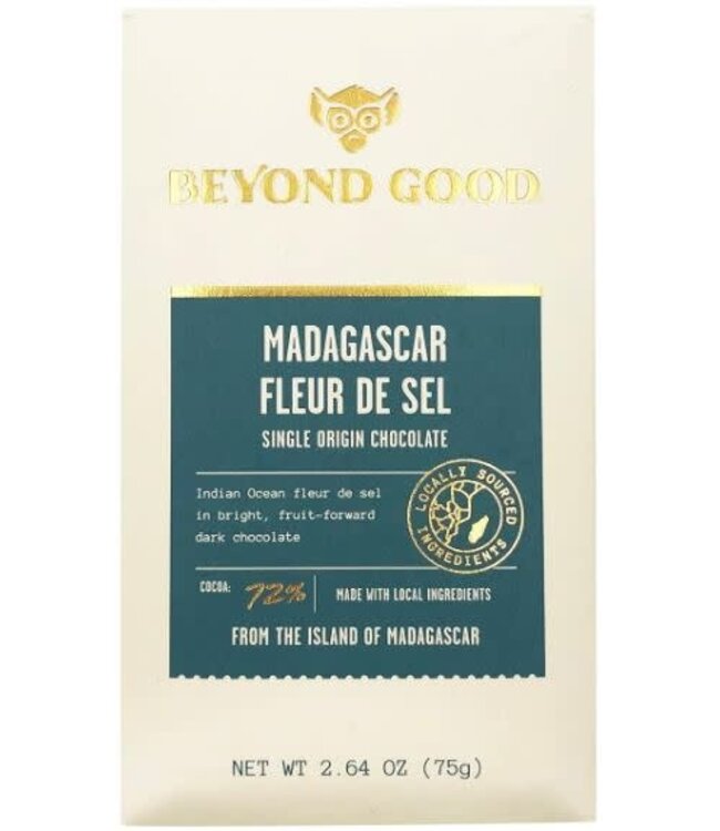 Beyond Good Fleur de Sel 72% Dark Cacao Madagascar