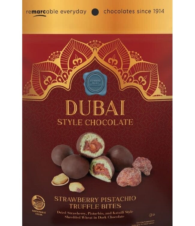 Edward Marc Dubai Strawberry-Pistachio Truffles USA