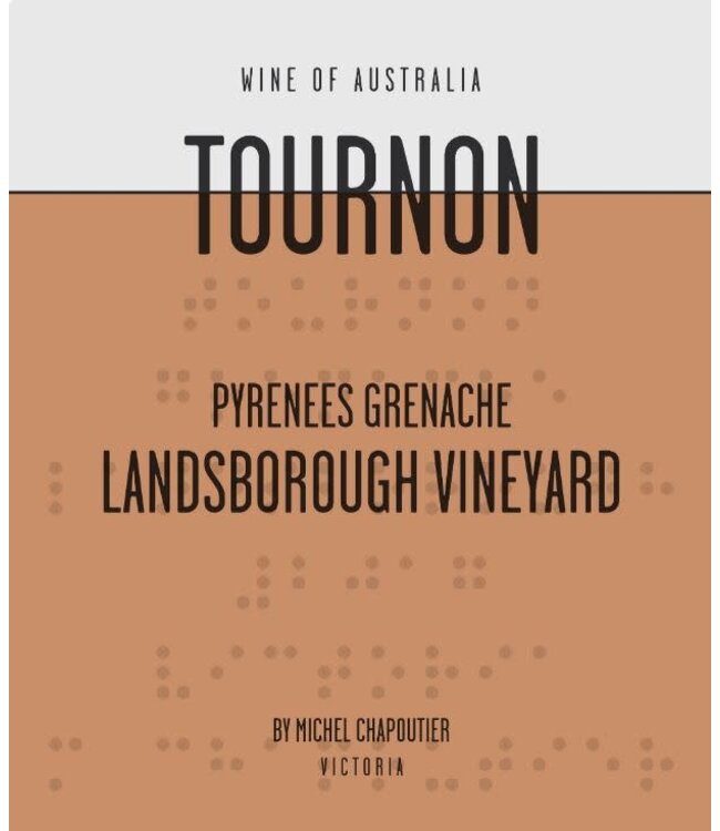 M. Chapoutier 'Tournon' Grenache Landsborough Vineyard 2017  Victoria - Australia
