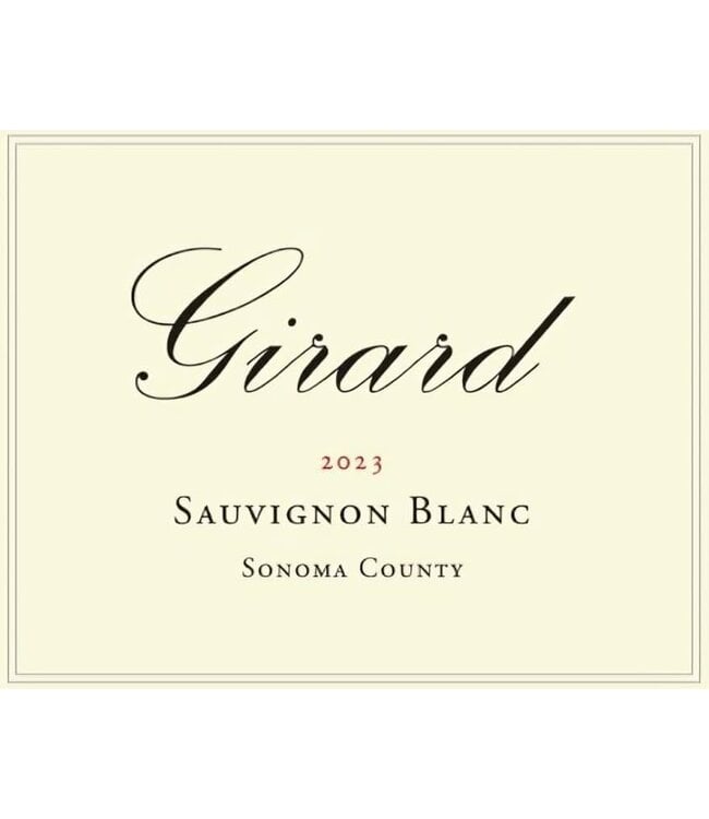 Girard Sauvignon Blanc 2023 Sonoma County
