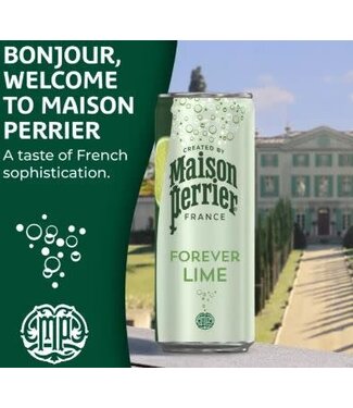 Maison Perrier "Forever Lime" Sparkling Water 330ml Can France