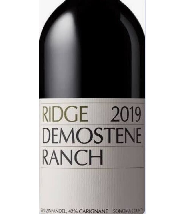 Ridge Zinfandel Demostene Ranch 2022 Alexander Valley