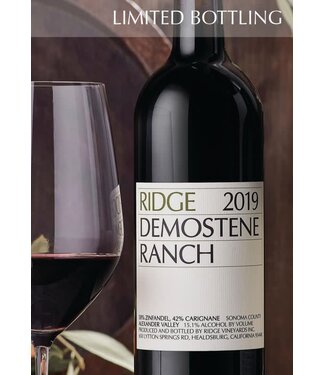 Ridge Zinfandel Demostene Ranch 2022 Alexander Valley