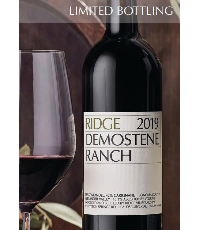 Ridge Zinfandel Demostene Ranch 2022 Alexander Valley