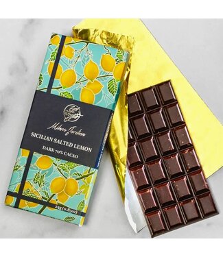 Milene Jardine Chocolatier Sicilian Salted Lemon 70% Dark Cacao NYC