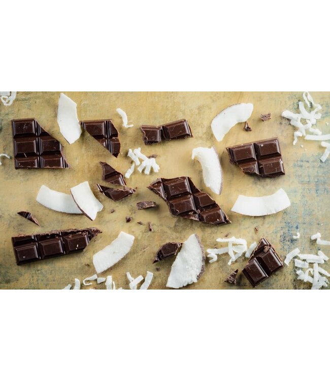 Milene Jardine Chocolatier Toasted Coconut & Lime Leaf 70% Dark Cacao NYC