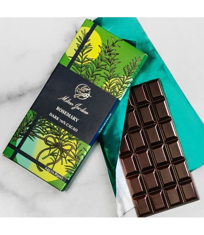 Milene Jardine Chocolatier Rosemary 70% Dark Cacao NYC