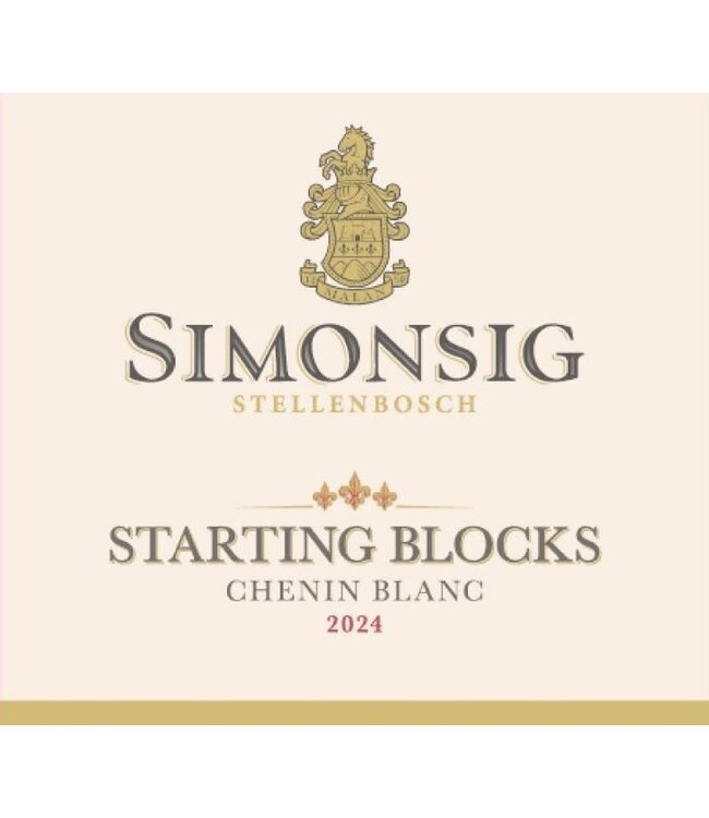 Simonsig Chenin Blanc 'Starting Blocks' 2024 Stellenbosch - South Africa
