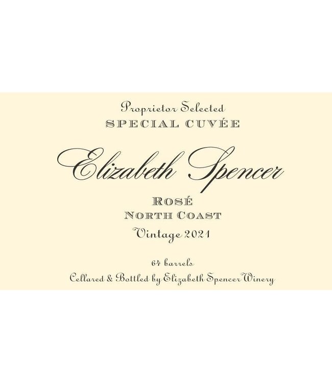 Elizabeth Spencer Special Cuvée Rosé 2022 North Coast
