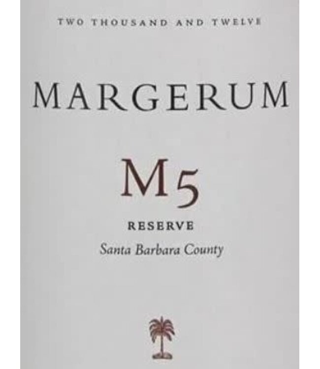 Margerum M5 Reserve 2017 Santa Barbara County