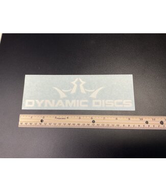 Dynamic Discs Dynamic Discs King D’s- Vinyl Decal- White