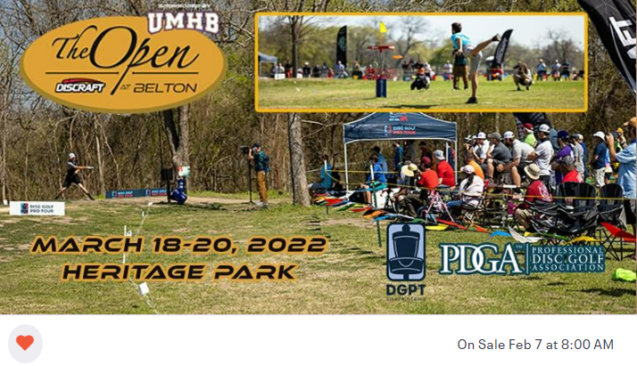 Tournament: The Open at Belton 2022