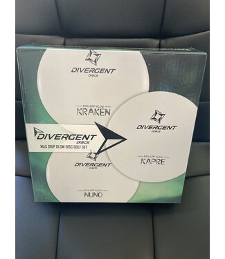 Divergent Discs Divergent Discs Max Grip Glow 3-Disc Set