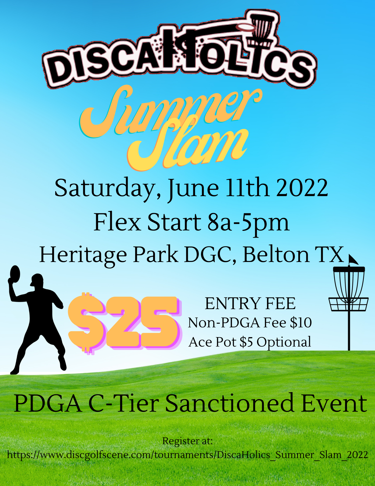 Tournament: DiscaHolics 2022 Summer Slam- June 2022