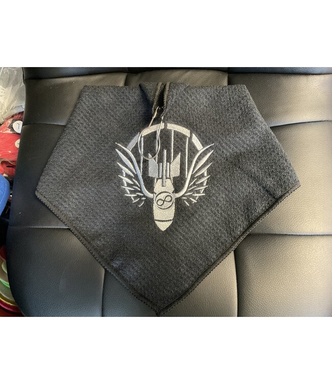 Infinite Discs Infinite Waffle Weave Towel