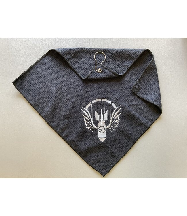 Infinite Discs Infinite Waffle Weave Towel