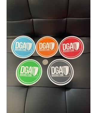 DGA DGA Stickers 4” Round