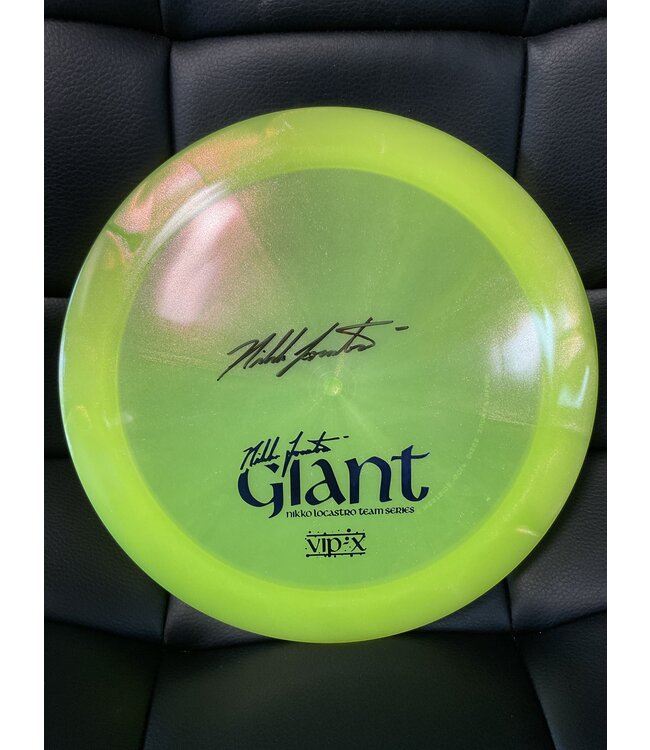 Westside Discs Westside Discs VIP-X Glimmer Giant 176g Yellow Nikko Locastro SIGNED 2021 Team Series (168)