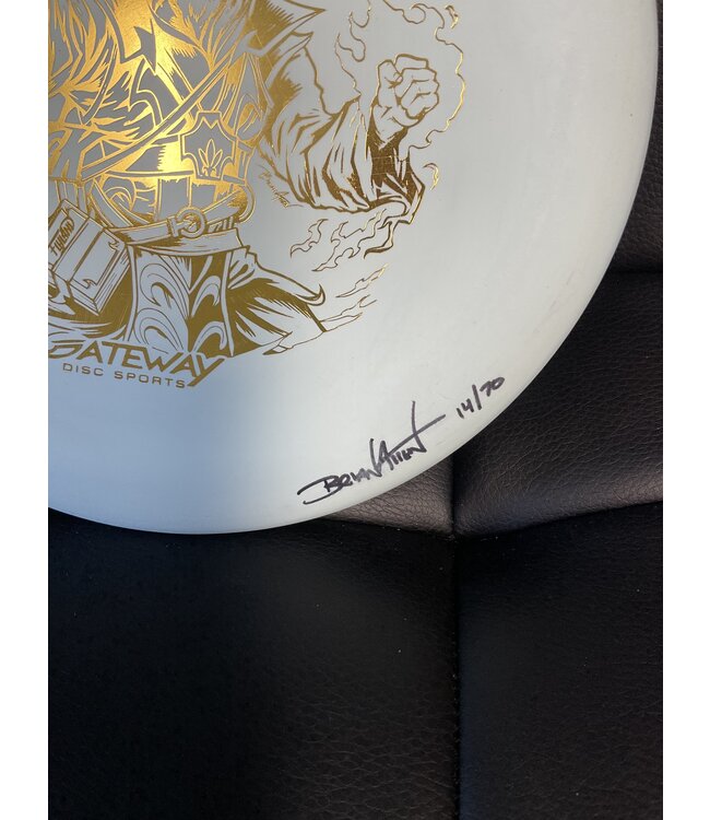 Gateway Disc Sports Gateway Discs Nylon Alloy Warlock Pale Blue175g Brian Allen SIGNED 14/70 (834)