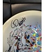 Discraft Discraft Z Nite Glo Buzzz Glow 177g+ 2021 Limited Edition Halloween Stamp Scream  Signed by Chandler Fry & Chris Dickerson (184)