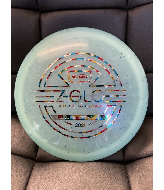 Discraft Discraft Z Glo Sparkle Undertaker Blue 173-174g Ledgestone 2021 Stamp (216-218)