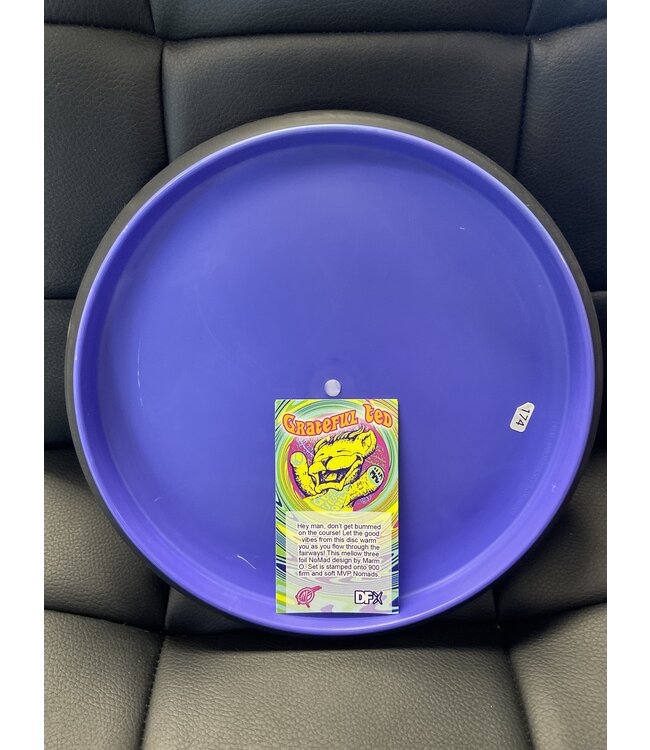 MVP Disc Sports MVP Discs Firm Electron Nomad Purple/Black 174g DFX Grateful Ted (348)